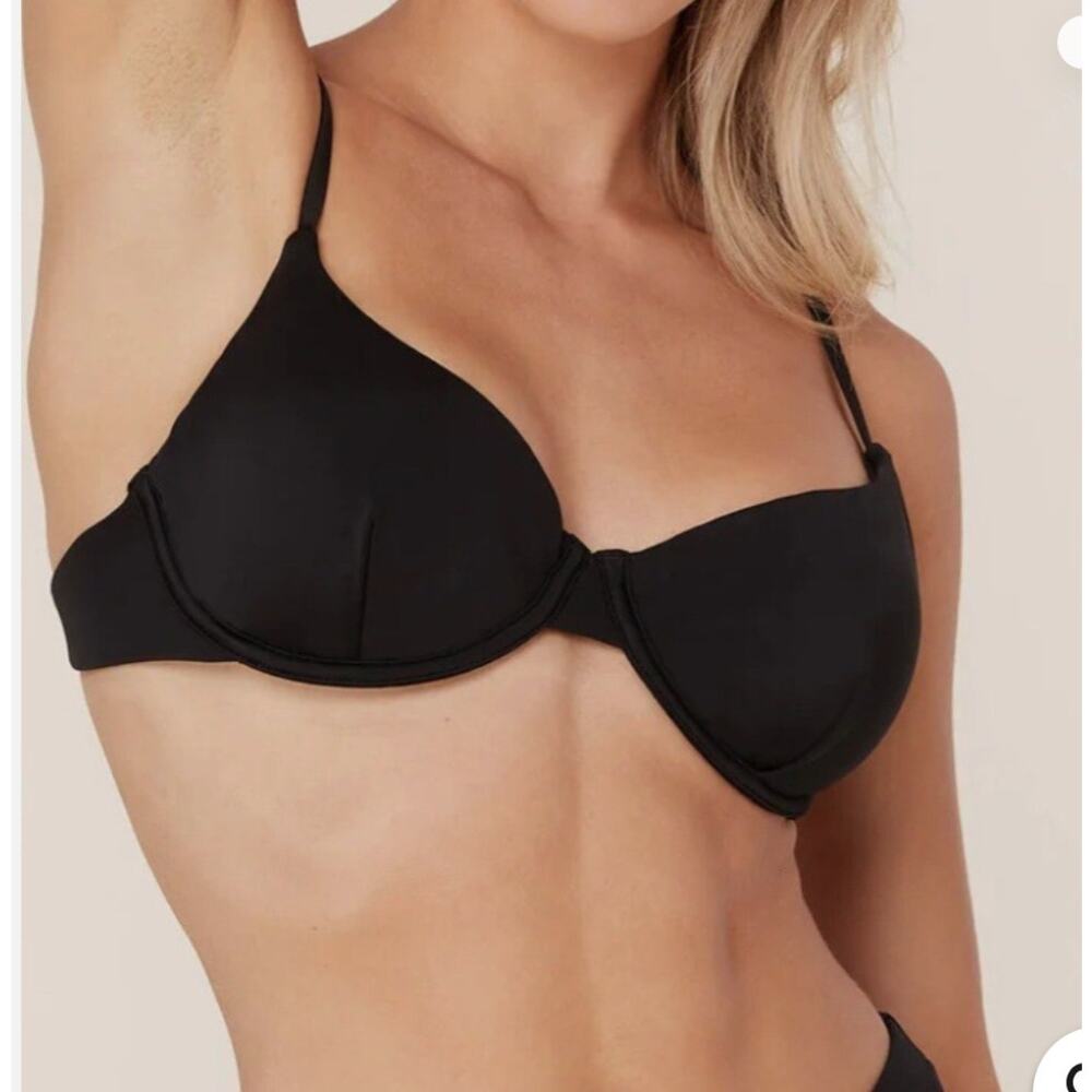 Andie Black Bikini Top